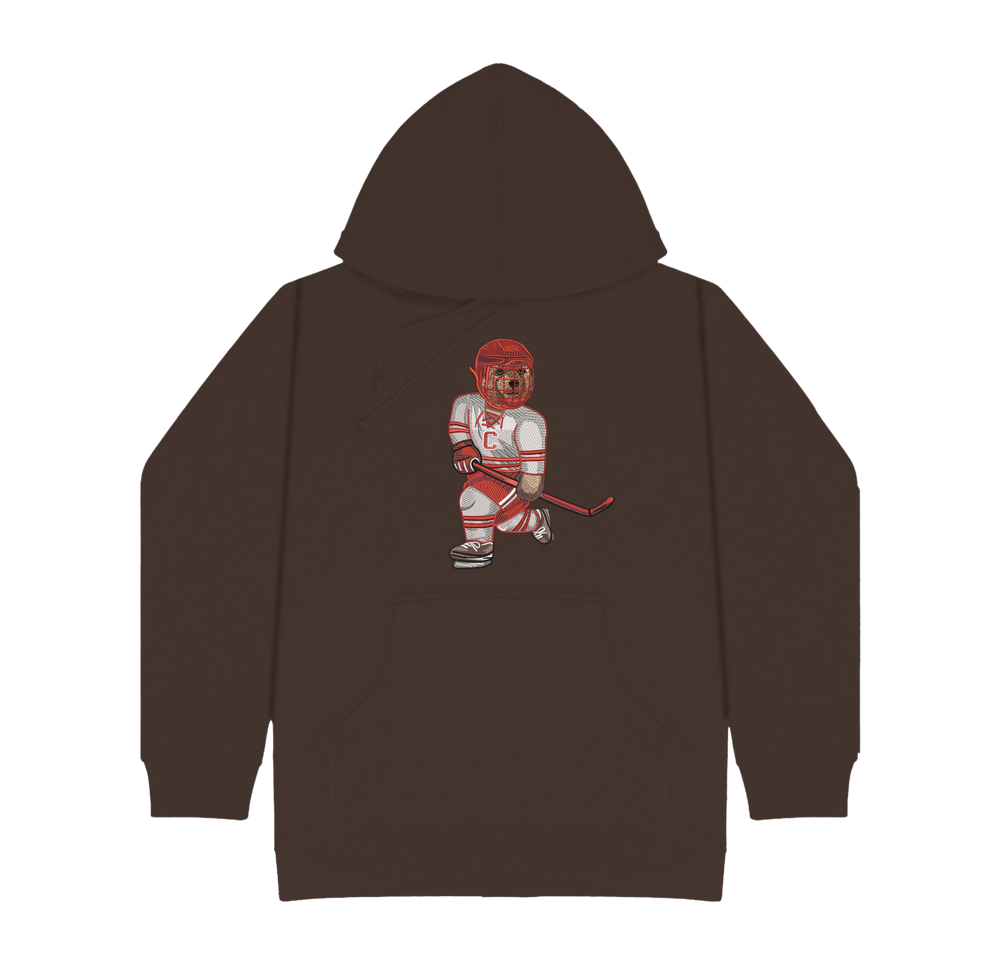 Cornell University Hockey Embroidered Hoodie