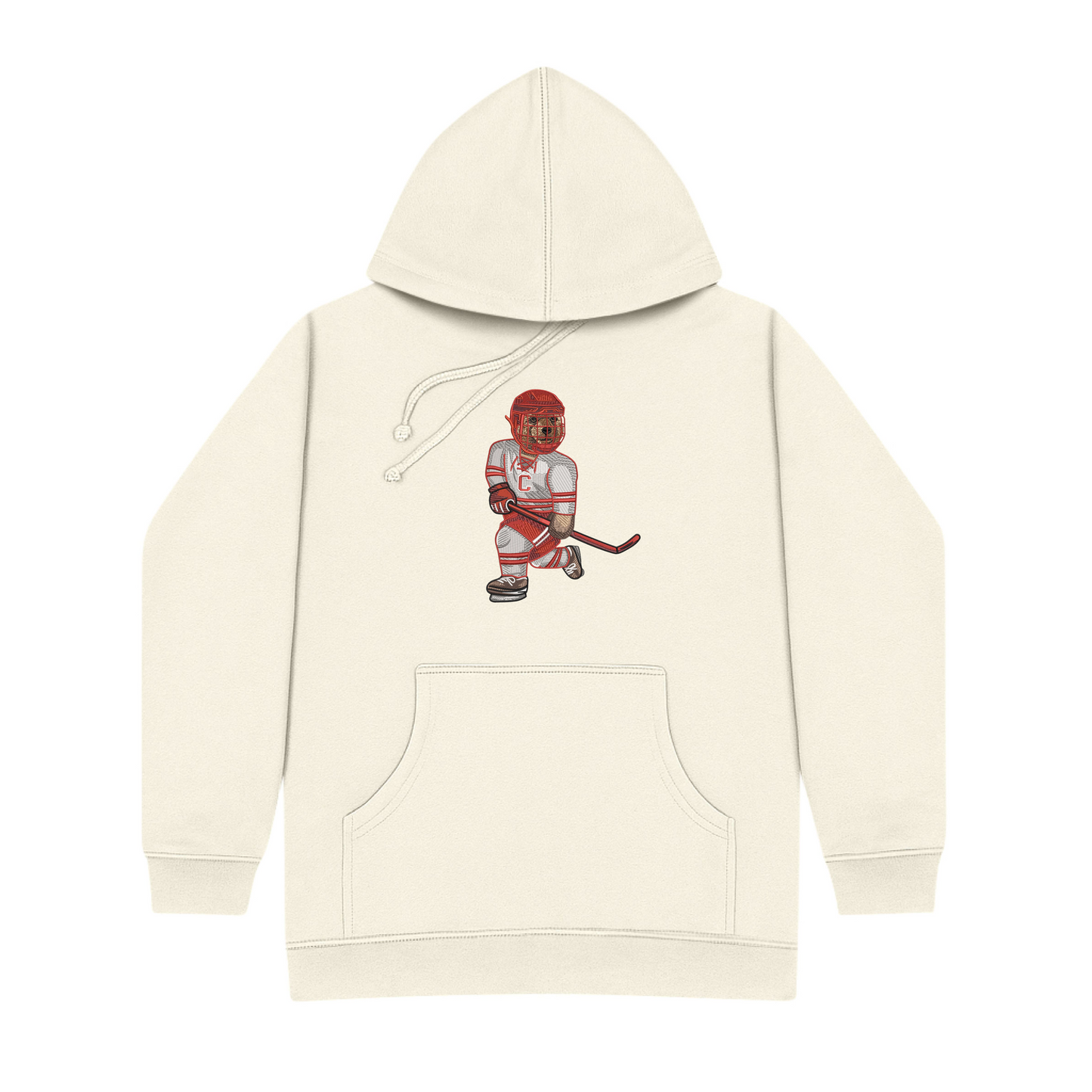 Cornell University Hockey Embroidered Hoodie