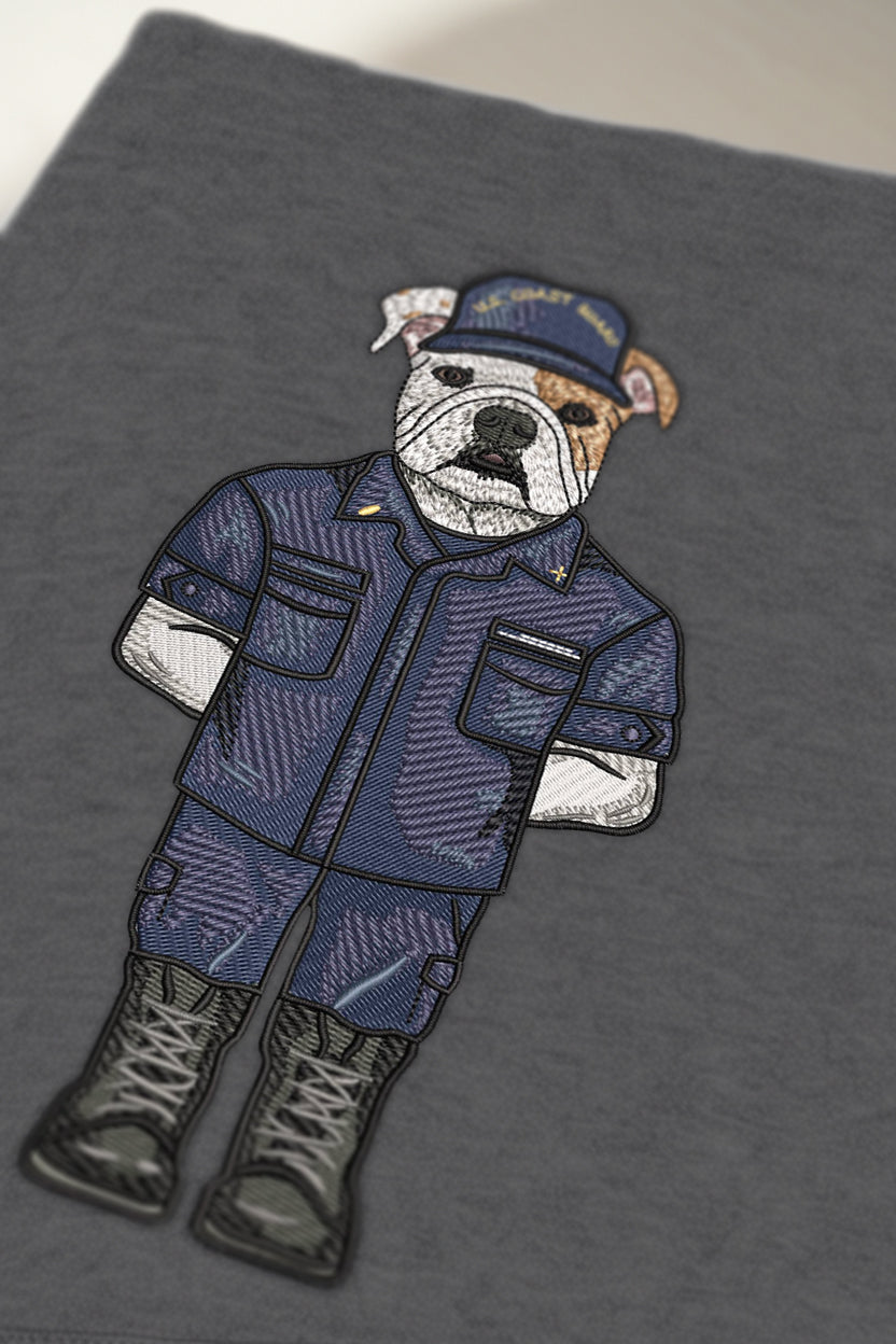Coast Guard Operational Uniform Embroidered Crewneck