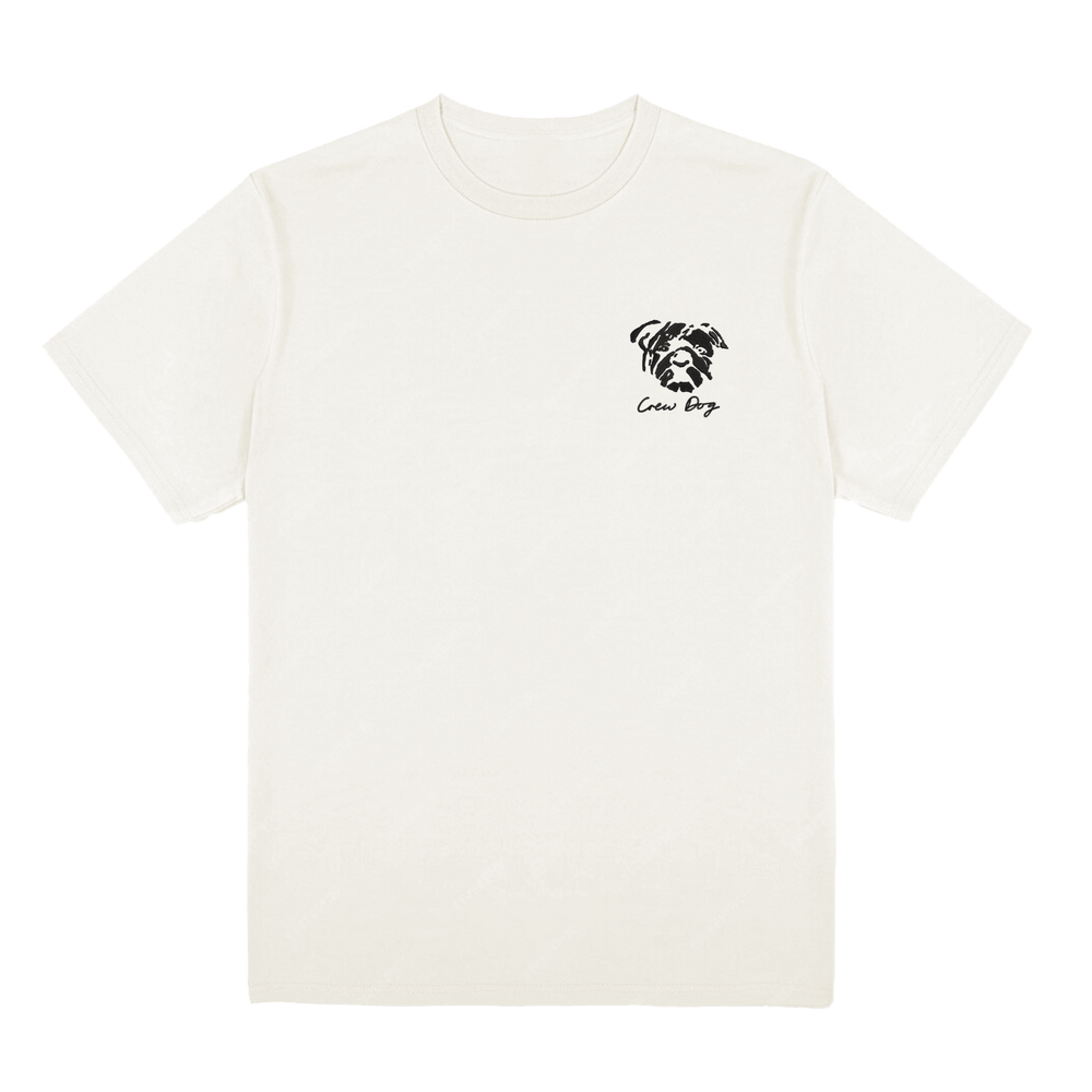 Crew Dog Classic Embroidered Tee