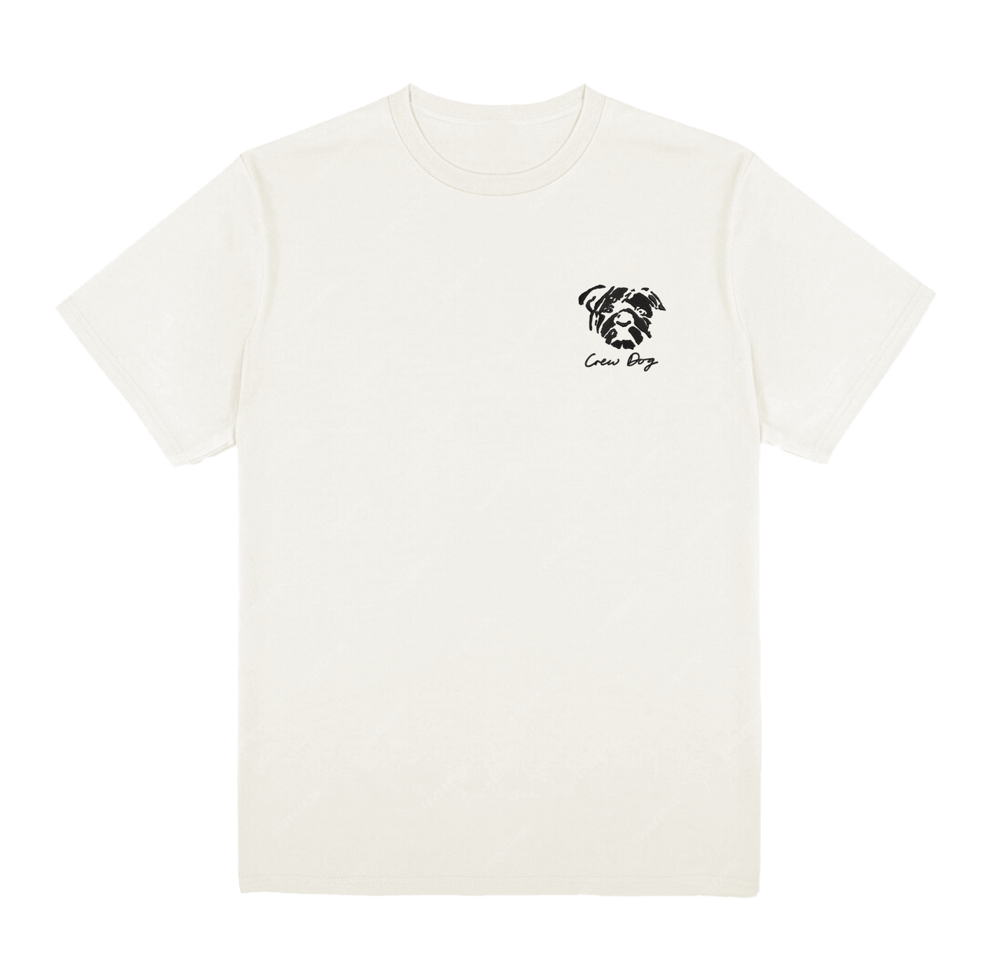 Crew Dog Classic Embroidered Tee
