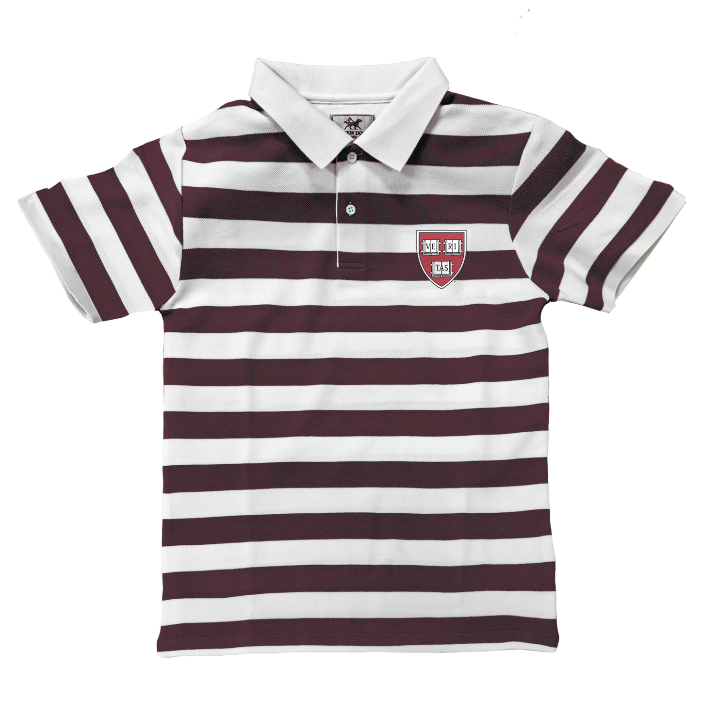 Harvard Ivy Stripe Rugby Polo