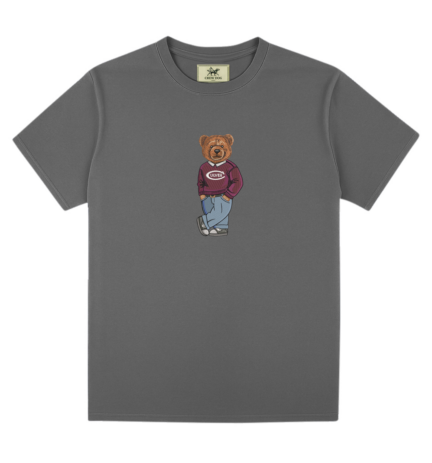 Culver Academies Male Bear Embroidered Tee