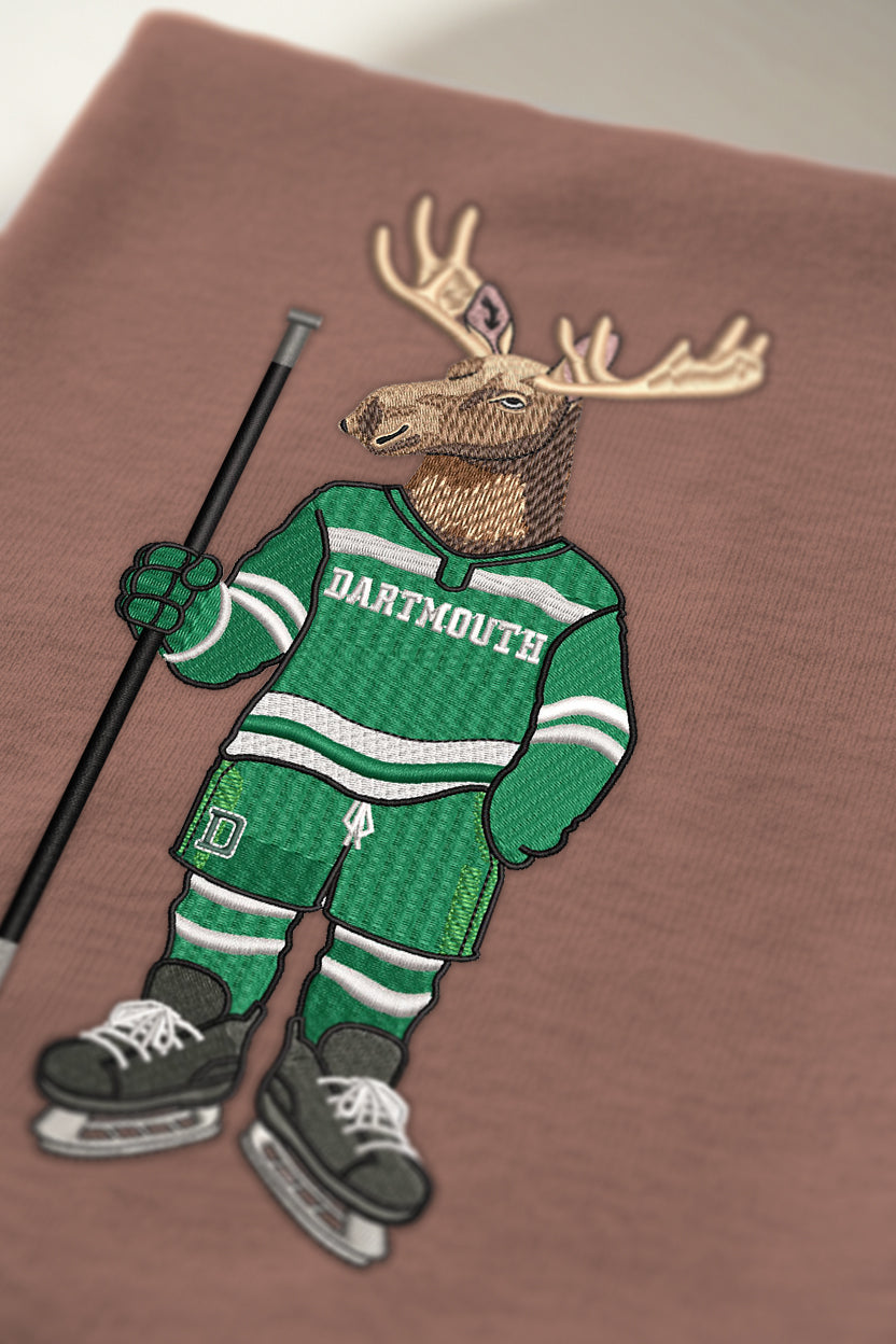 Dartmouth Hockey Embroidered Crewneck