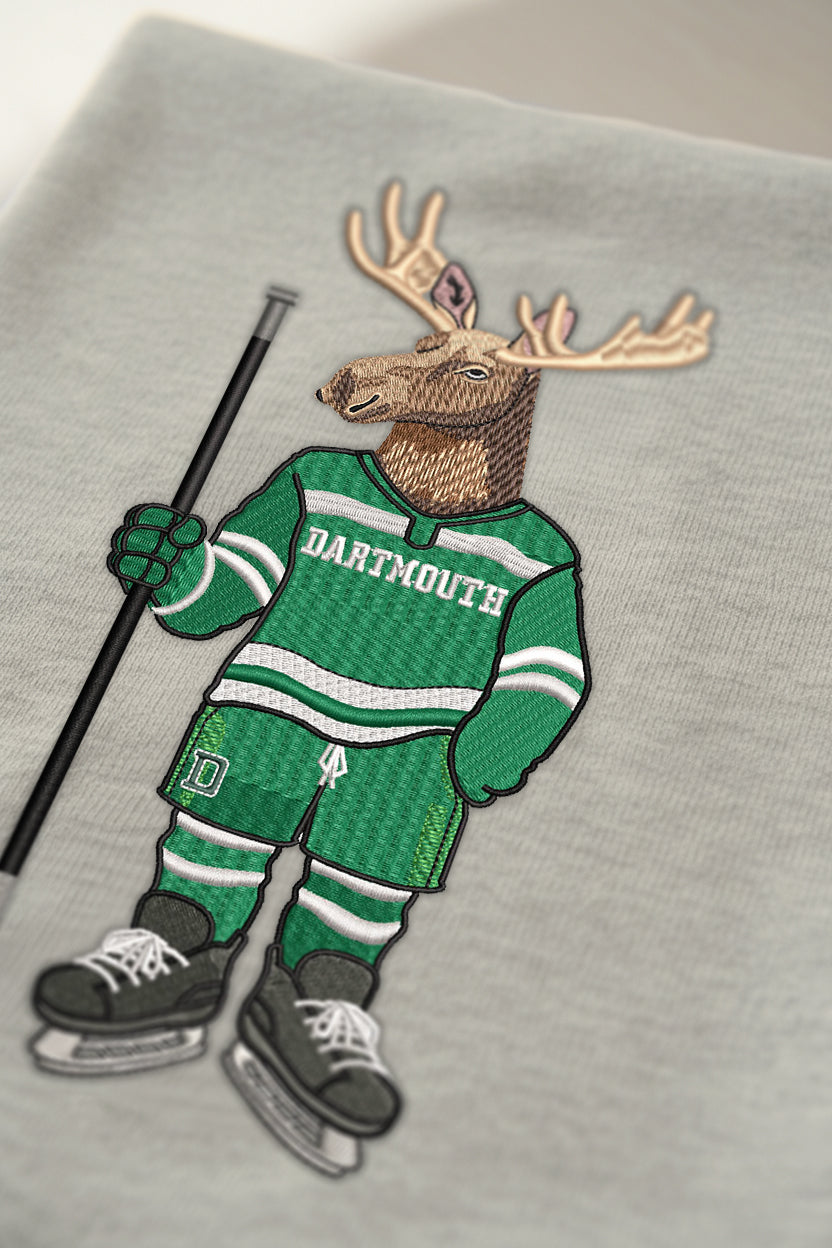 Dartmouth Hockey Embroidered Hoodie