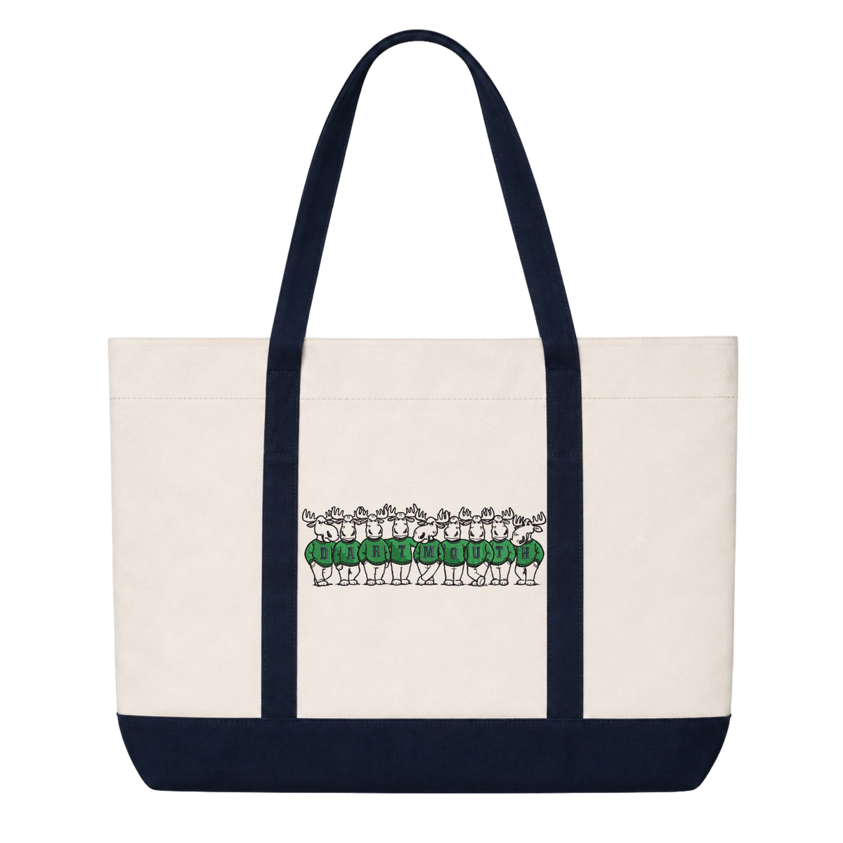 Dartmouth Vintage Embroidered Tote Bag