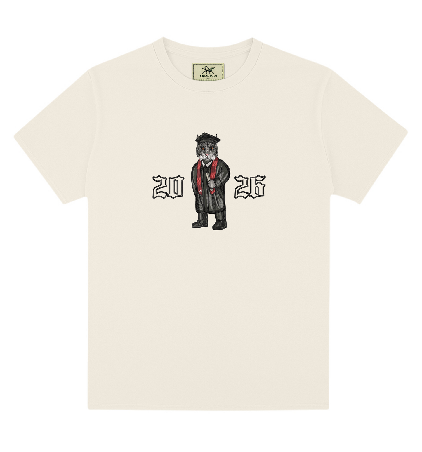 Davidson College Graduation 2026 Embroidered Tee