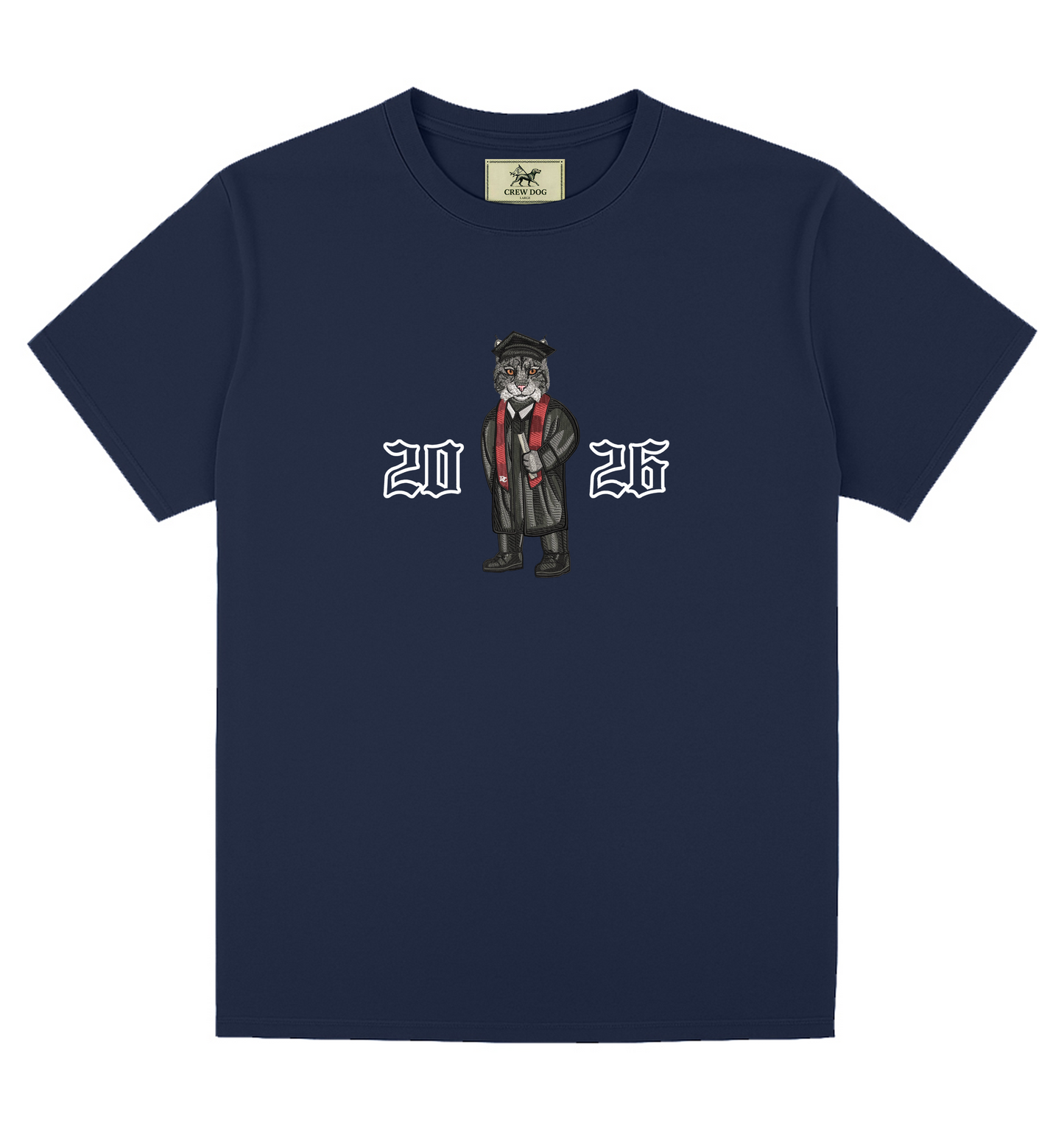 Davidson College Graduation 2026 Embroidered Tee