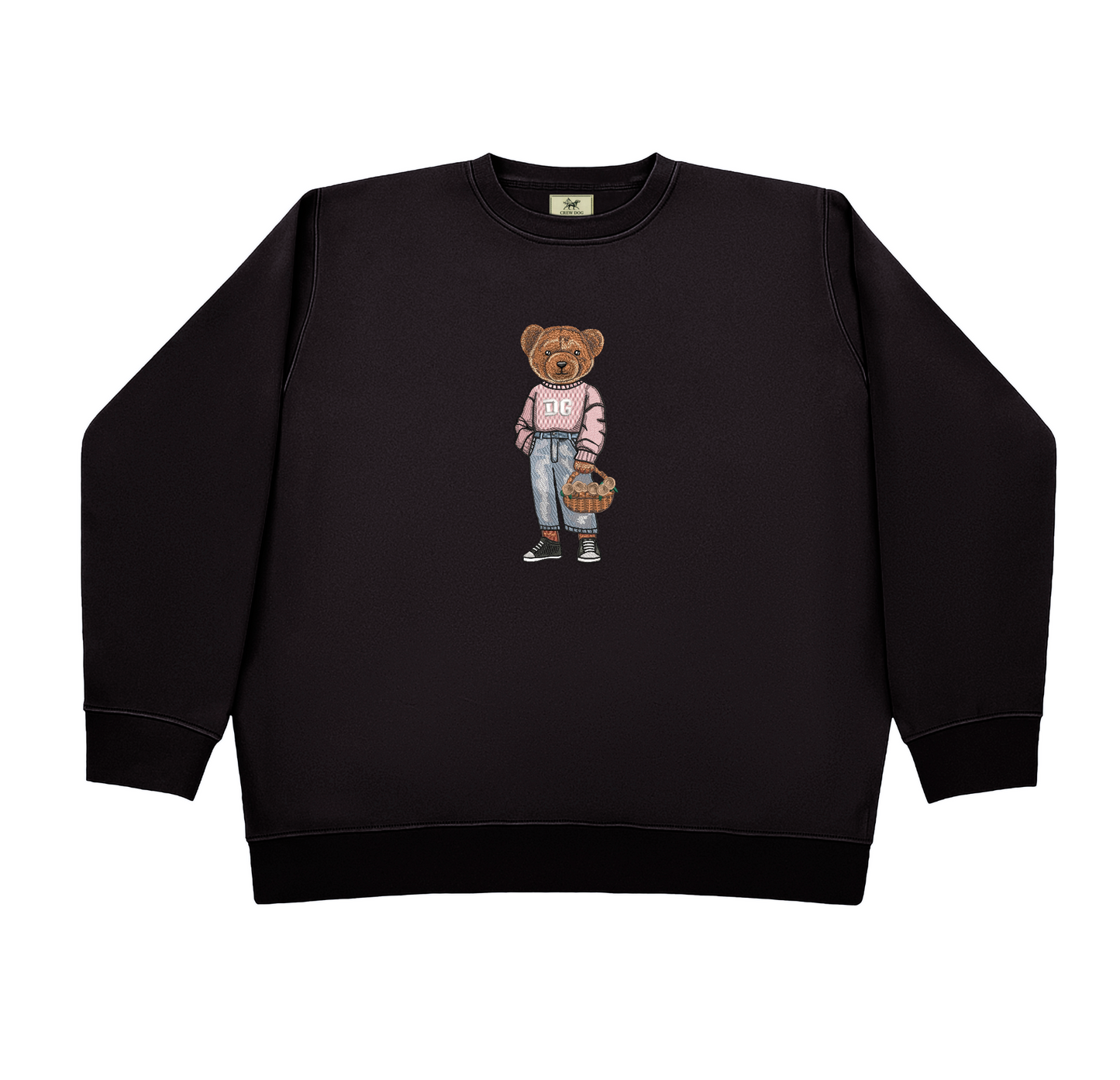 Delta Gamma Flowers Embroidered Crewneck