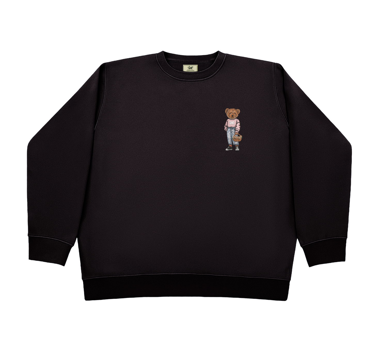 Delta Gamma Flowers Embroidered Crewneck