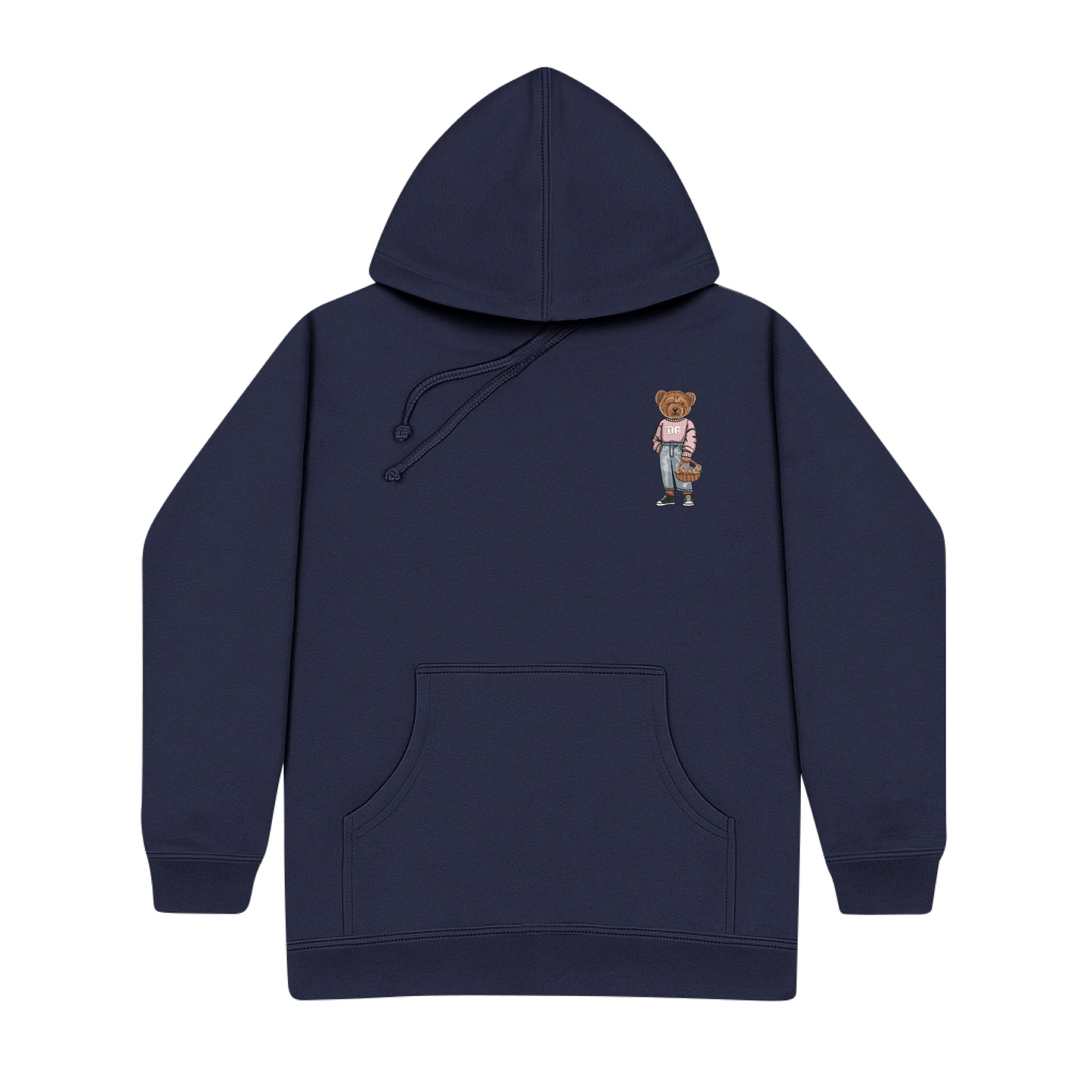 Delta Gamma Flowers Embroidered Hoodie