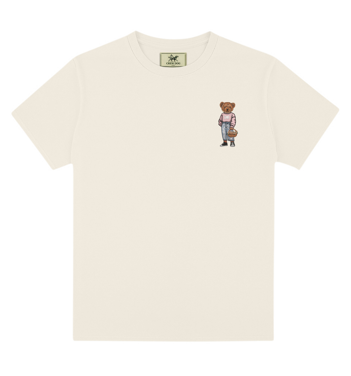 Delta Gamma Flowers Embroidered Tee
