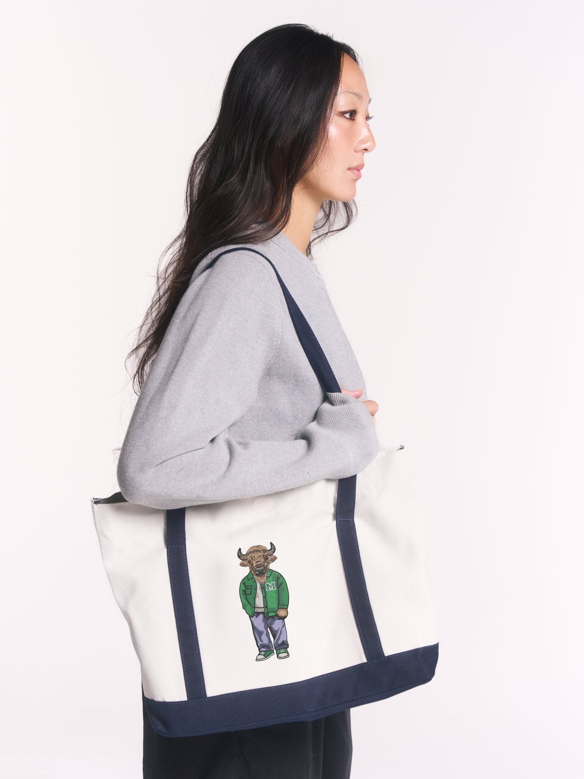 Marshall University Original Embroidered Tote Bag