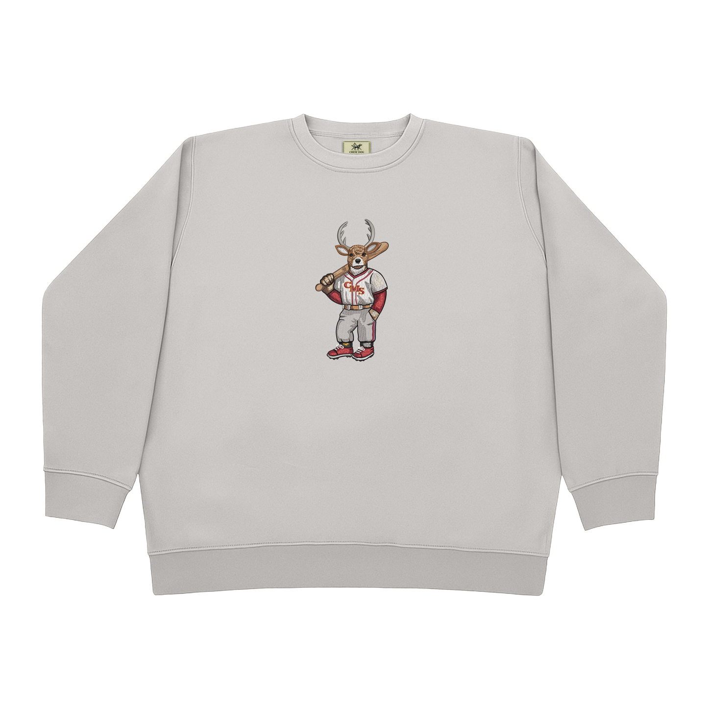CMS Baseball Stags Embroidered Crewneck