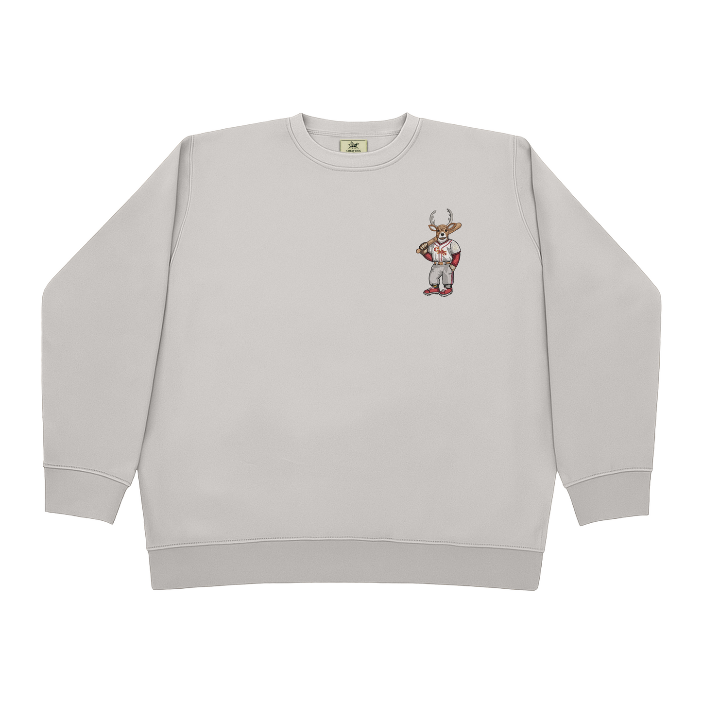 CMS Baseball Stags Embroidered Crewneck