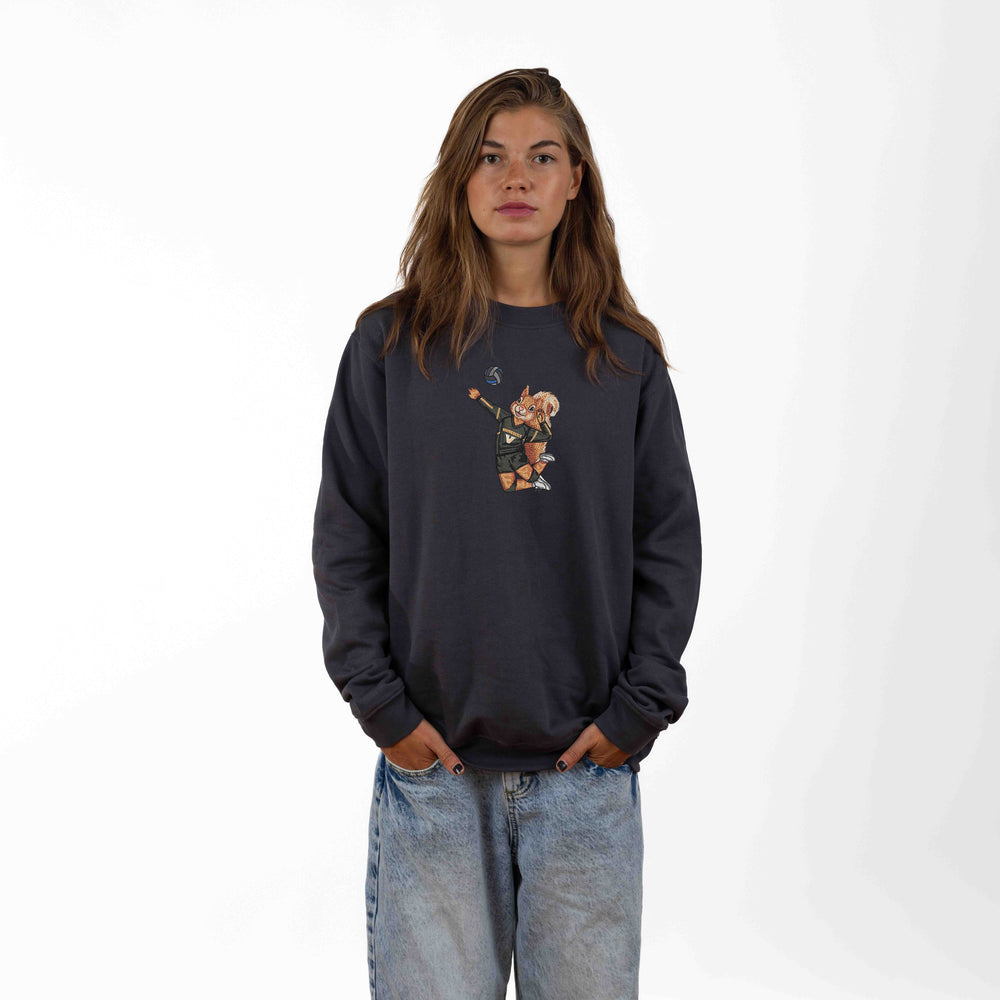 Vanderbilt Volleyball Embroidered Crewneck