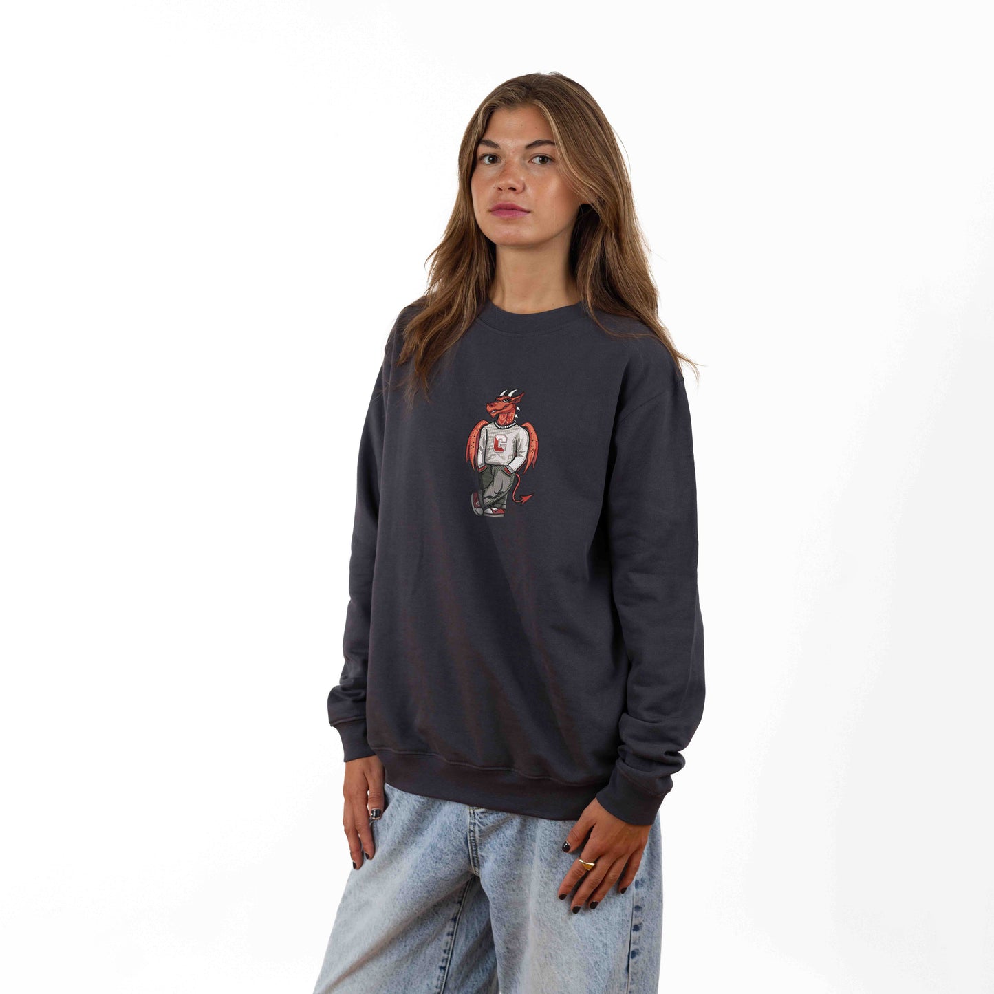 SUNY Cortland Original Embroidered Crewneck