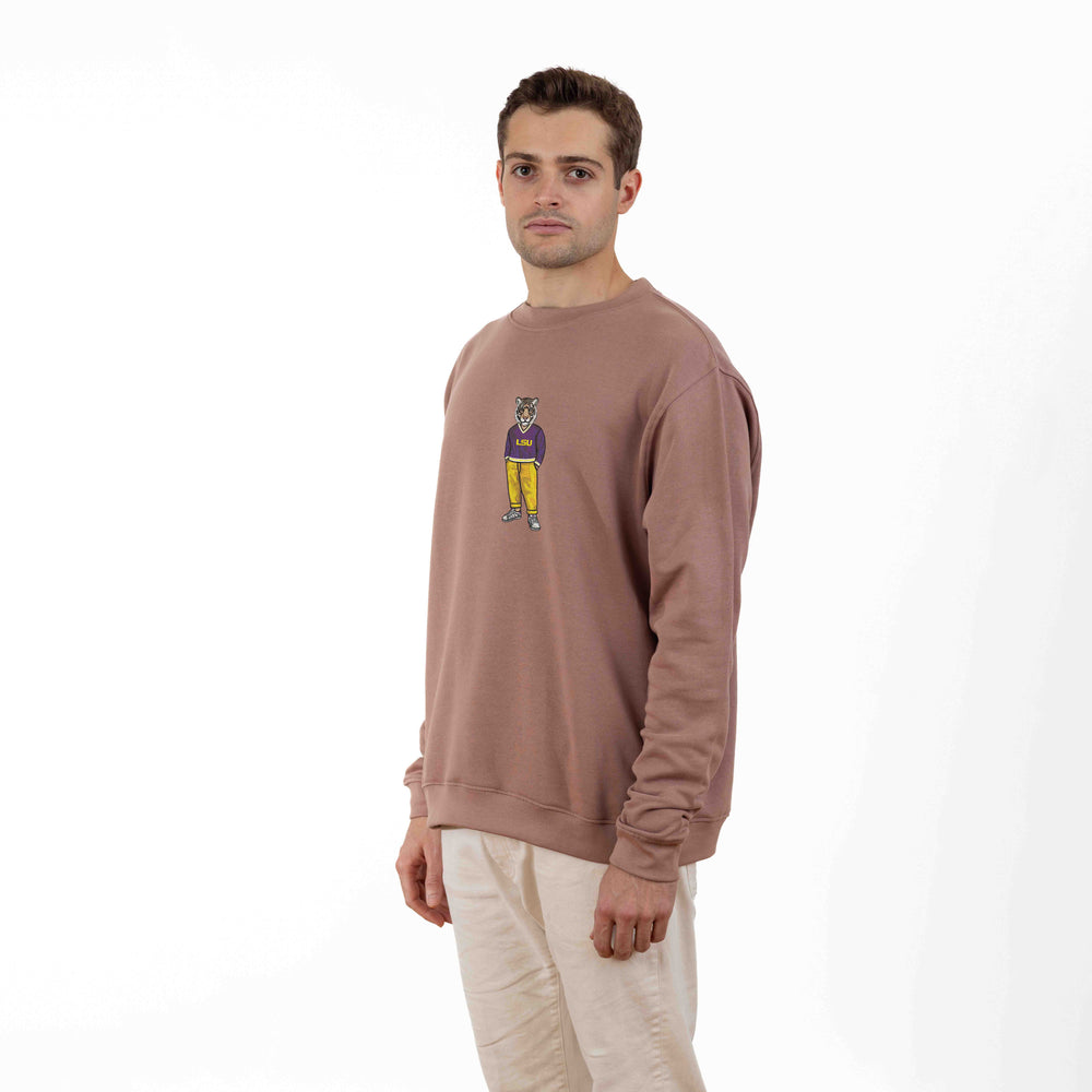LSU Original Embroidered Crewneck