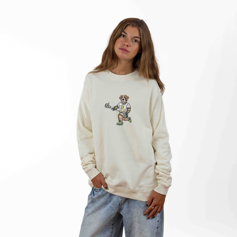 Siena Lacrosse Embroidered Crewneck