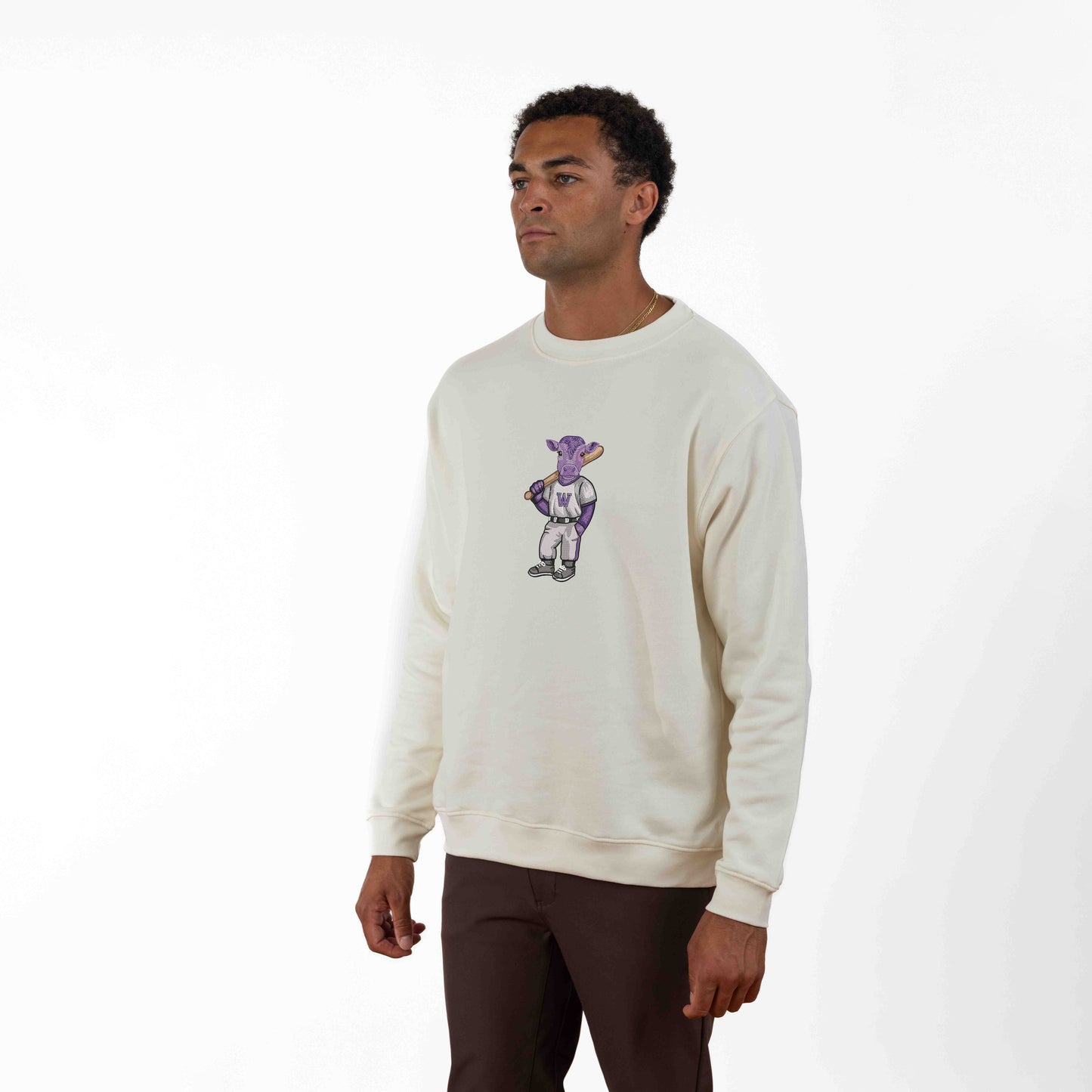 Williams Baseball Embroidered Crewneck