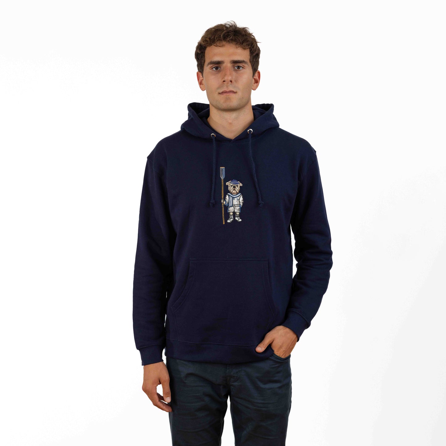 Yale Crew Embroidered Hoodie