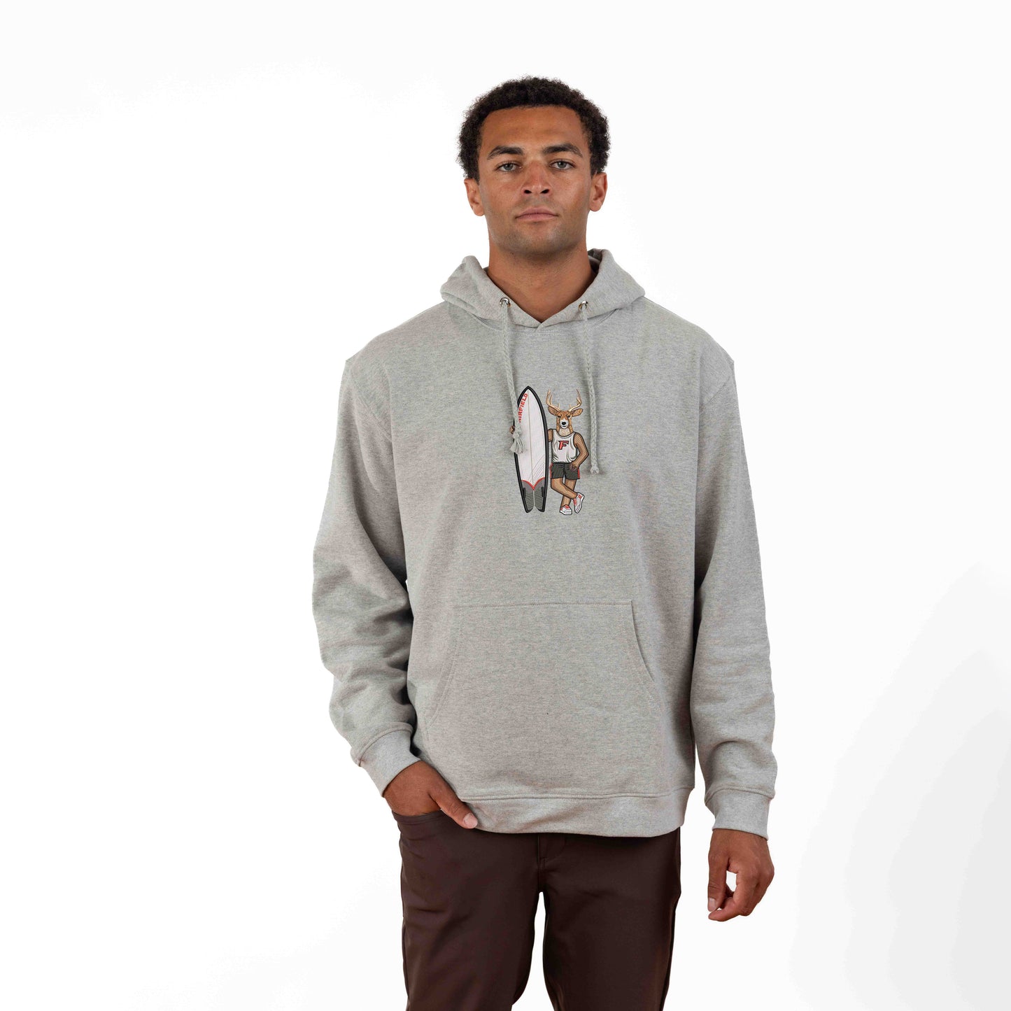 Fairfield Surfboard Embroidered Hoodie