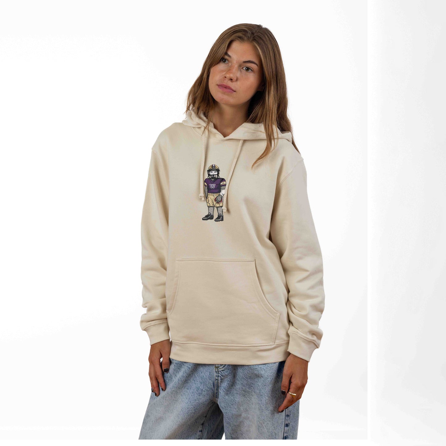 University of Washington Football Embroidered Hoodie