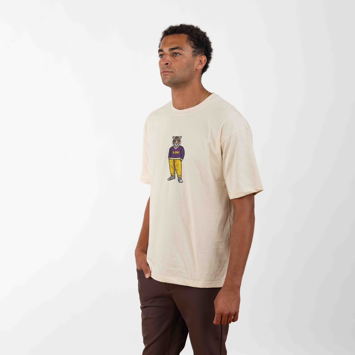 LSU Original Embroidered Tee