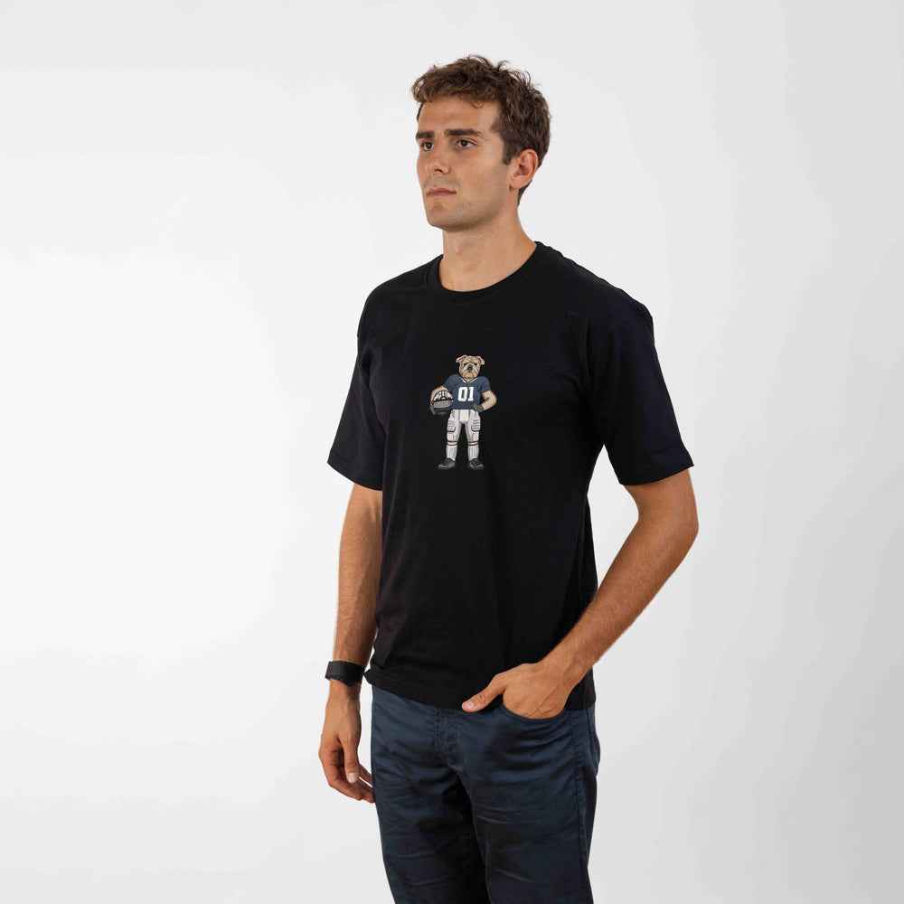 Yale Football (Helmet Off) Embroidered Tee