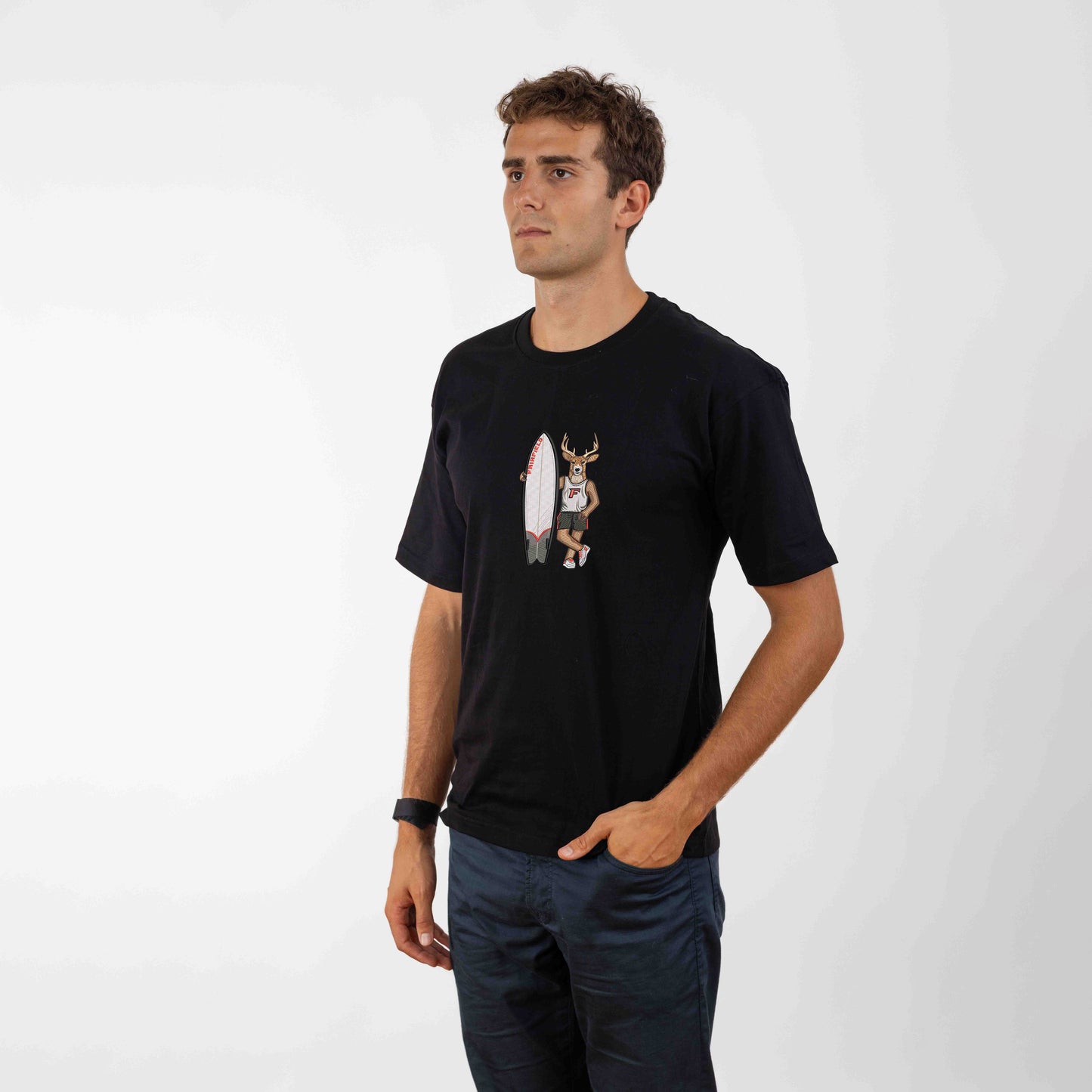 Fairfield Surfboard Embroidered Tee