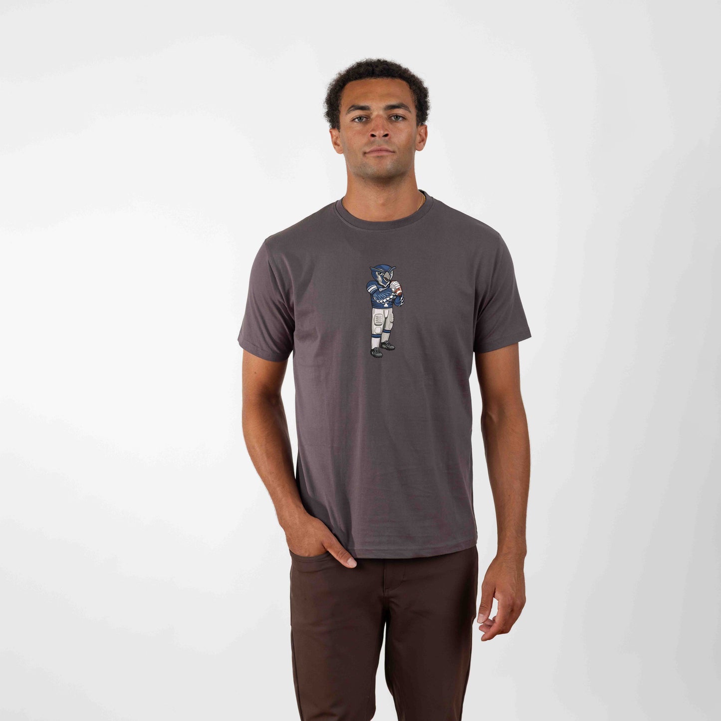 Rice University Football Embroidered Tee