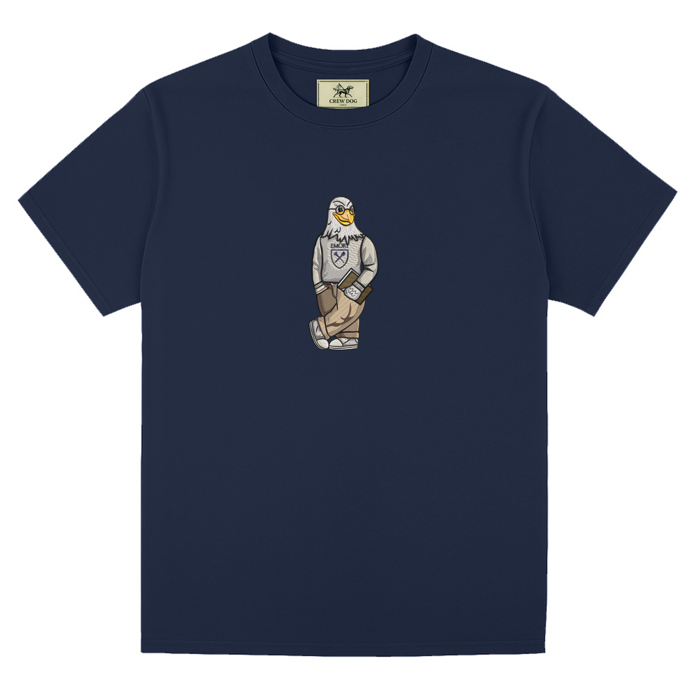 
                      
                        Emory University Glasses Embroidered Tee
                      
                    