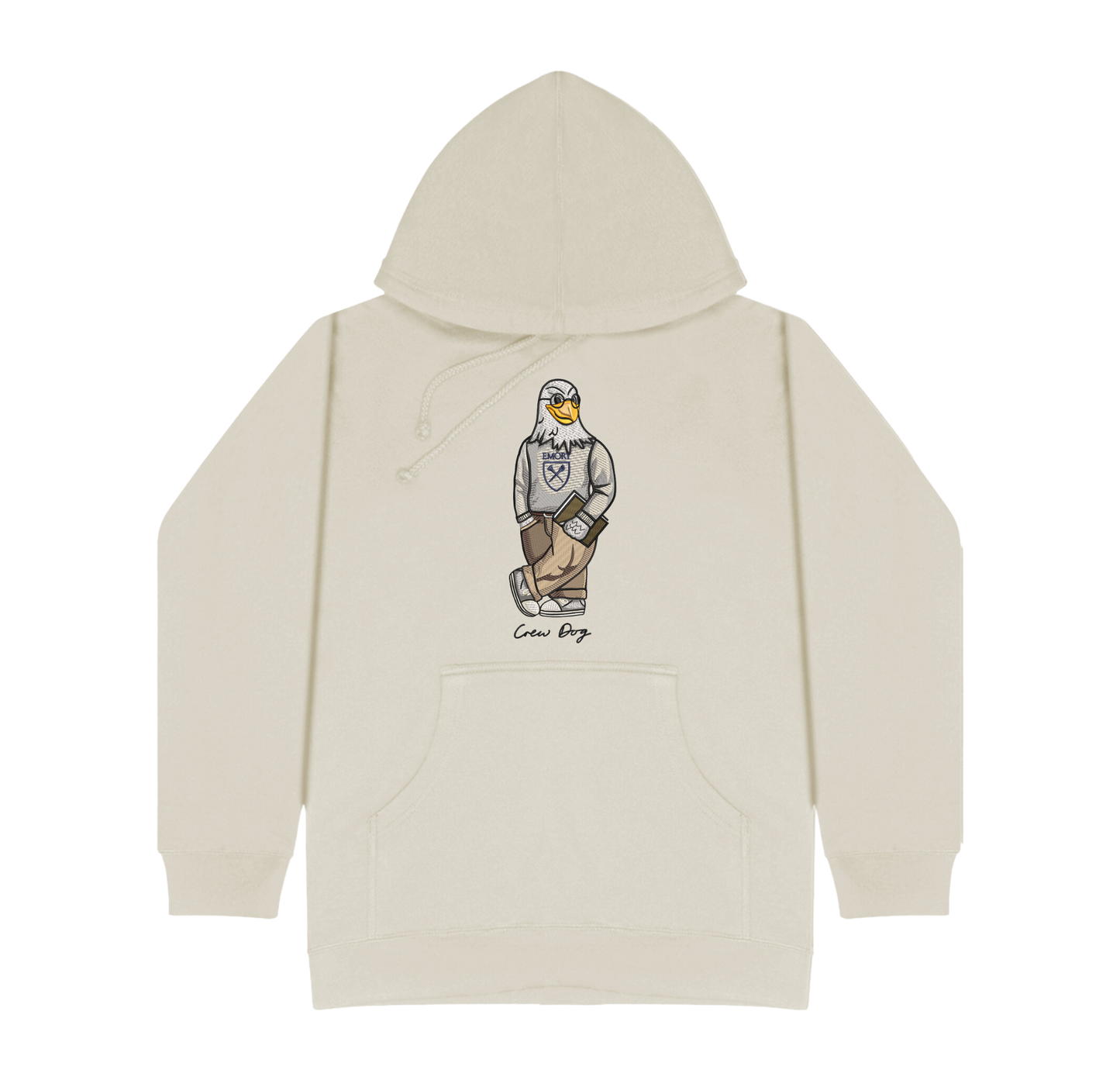 Emory University Glasses Embroidered Hoodie