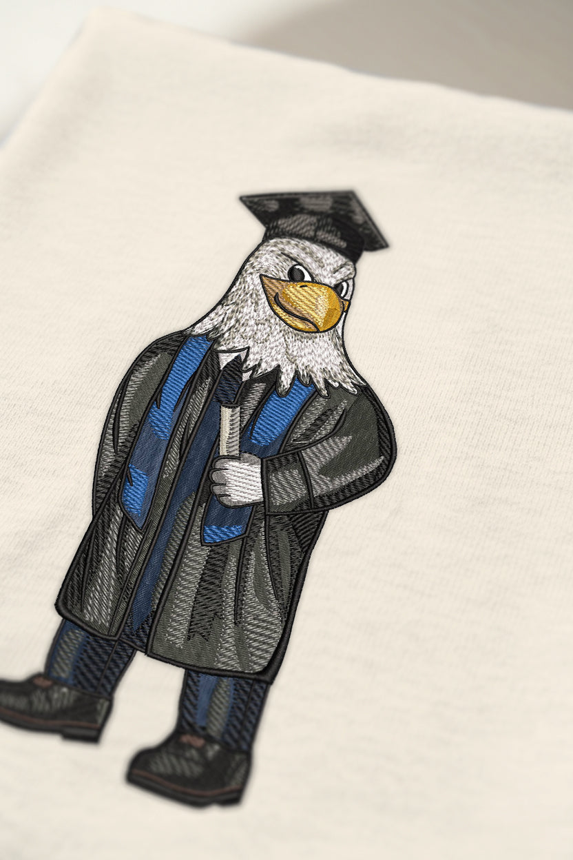Emory Graduation Embroidered Tee