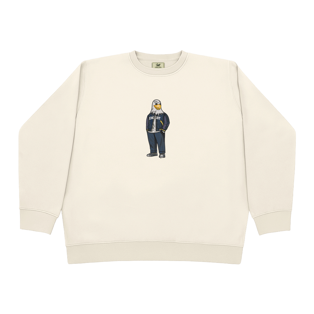 Emory University Varsity Embroidered Crewneck
