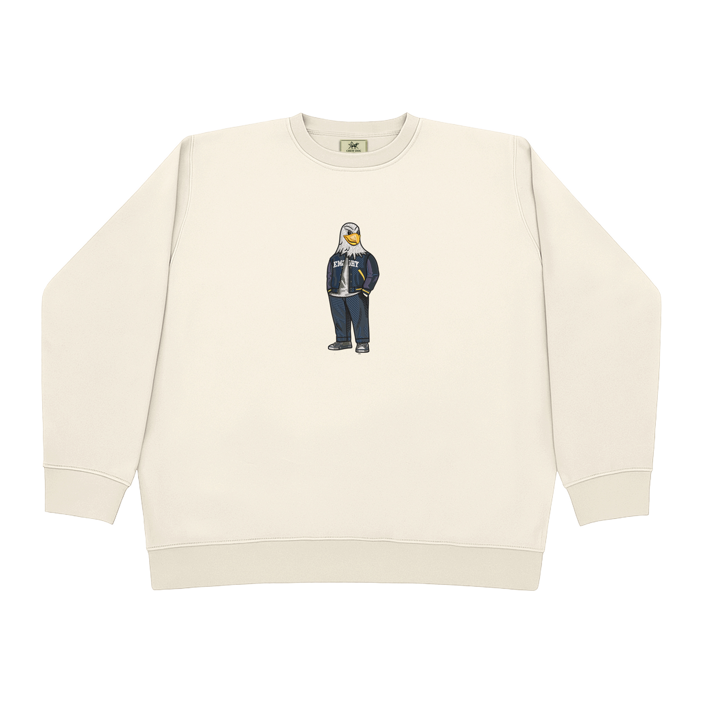 Emory University Varsity Embroidered Crewneck