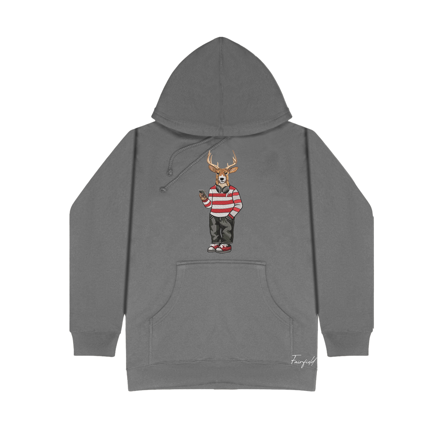 Fairfield Headphones Embroidered Hoodie