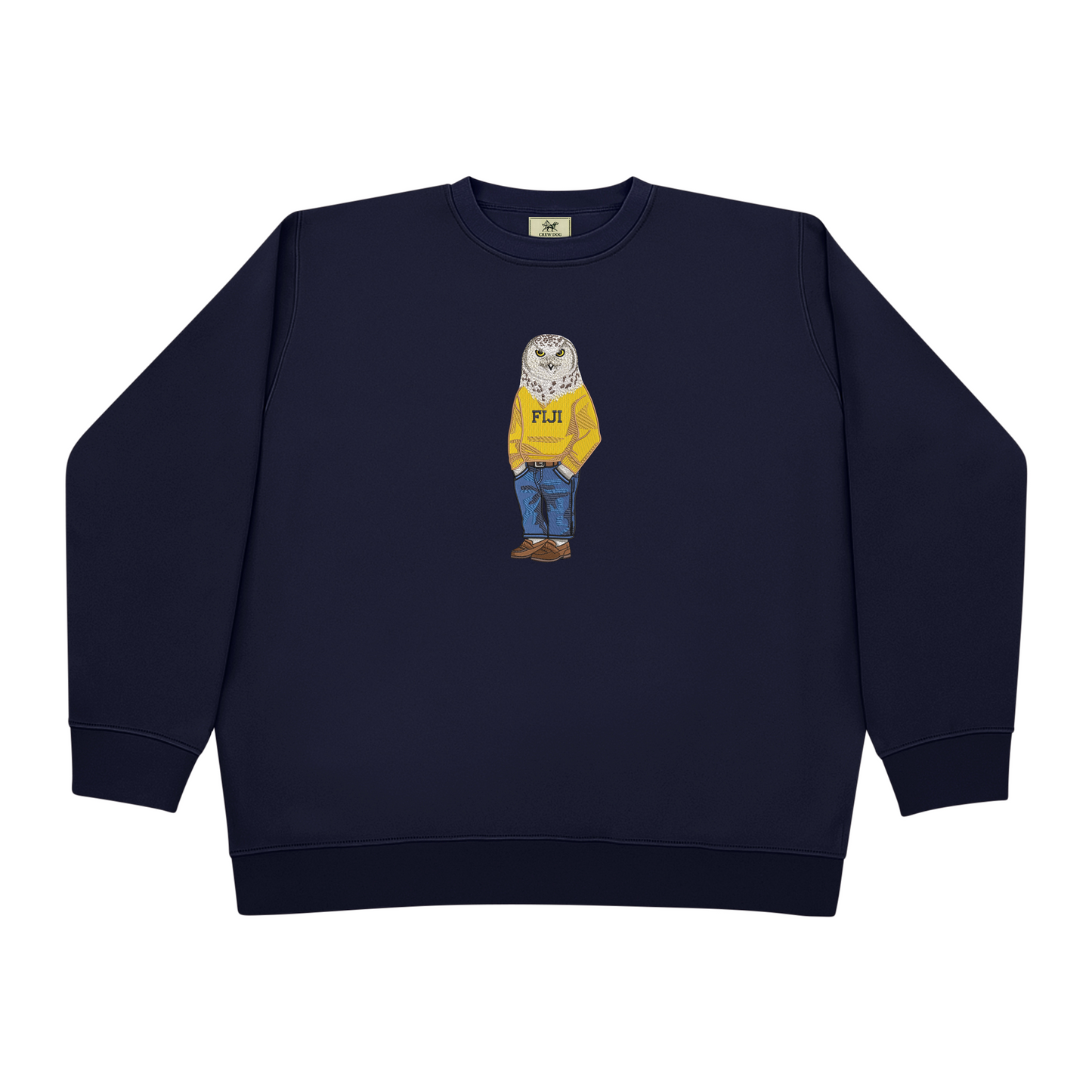 Phi Gamma Delta Owl Original Embroidered Crewneck
