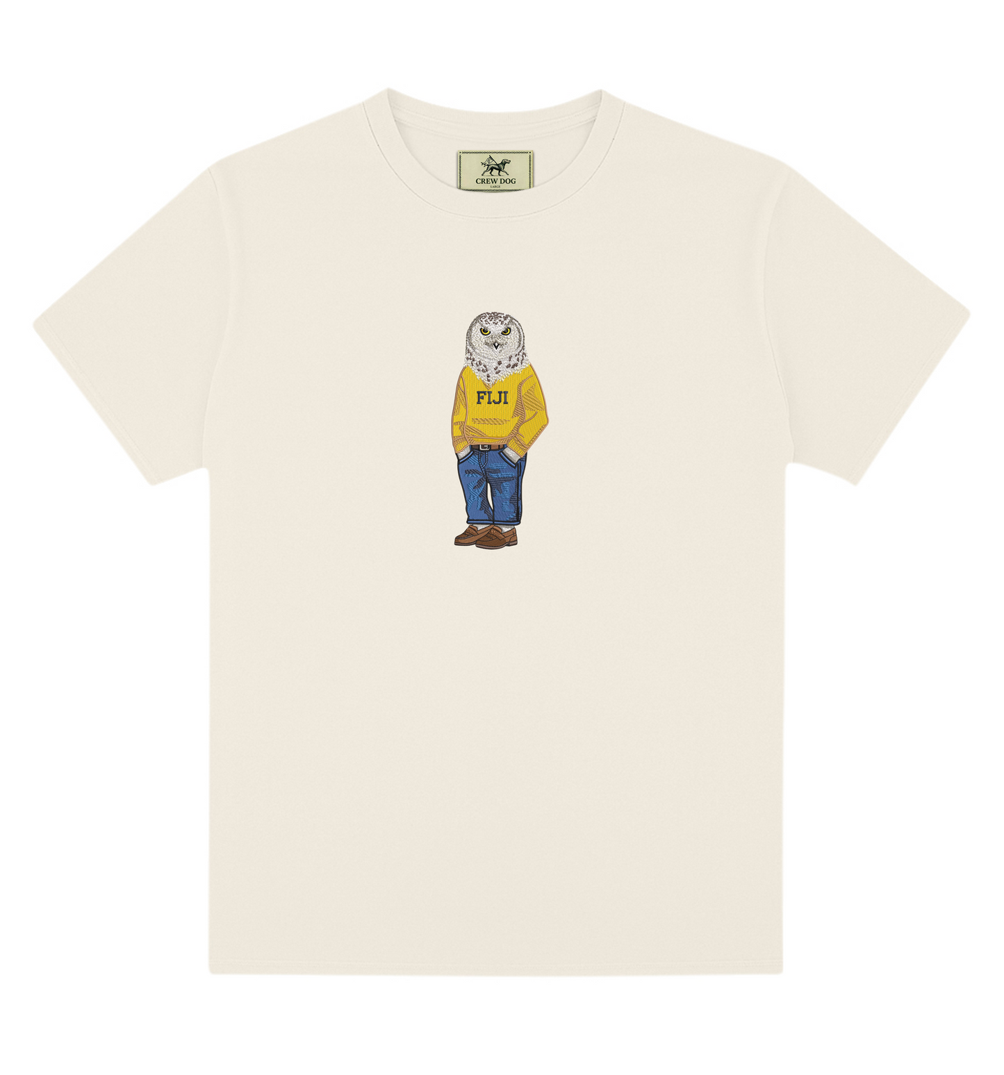 Phi Gamma Delta Owl Original Embroidered Tee