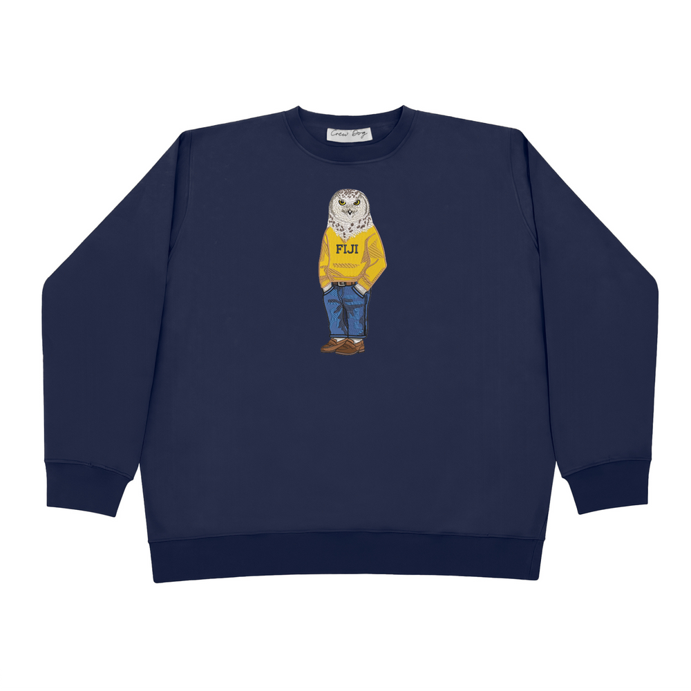 ΦΓΔ Owl Original Embroidered Crewneck