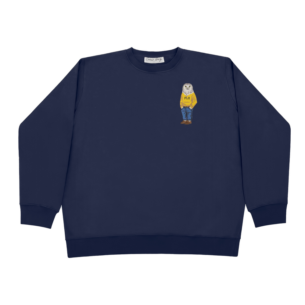 ΦΓΔ Owl Original Embroidered Crewneck