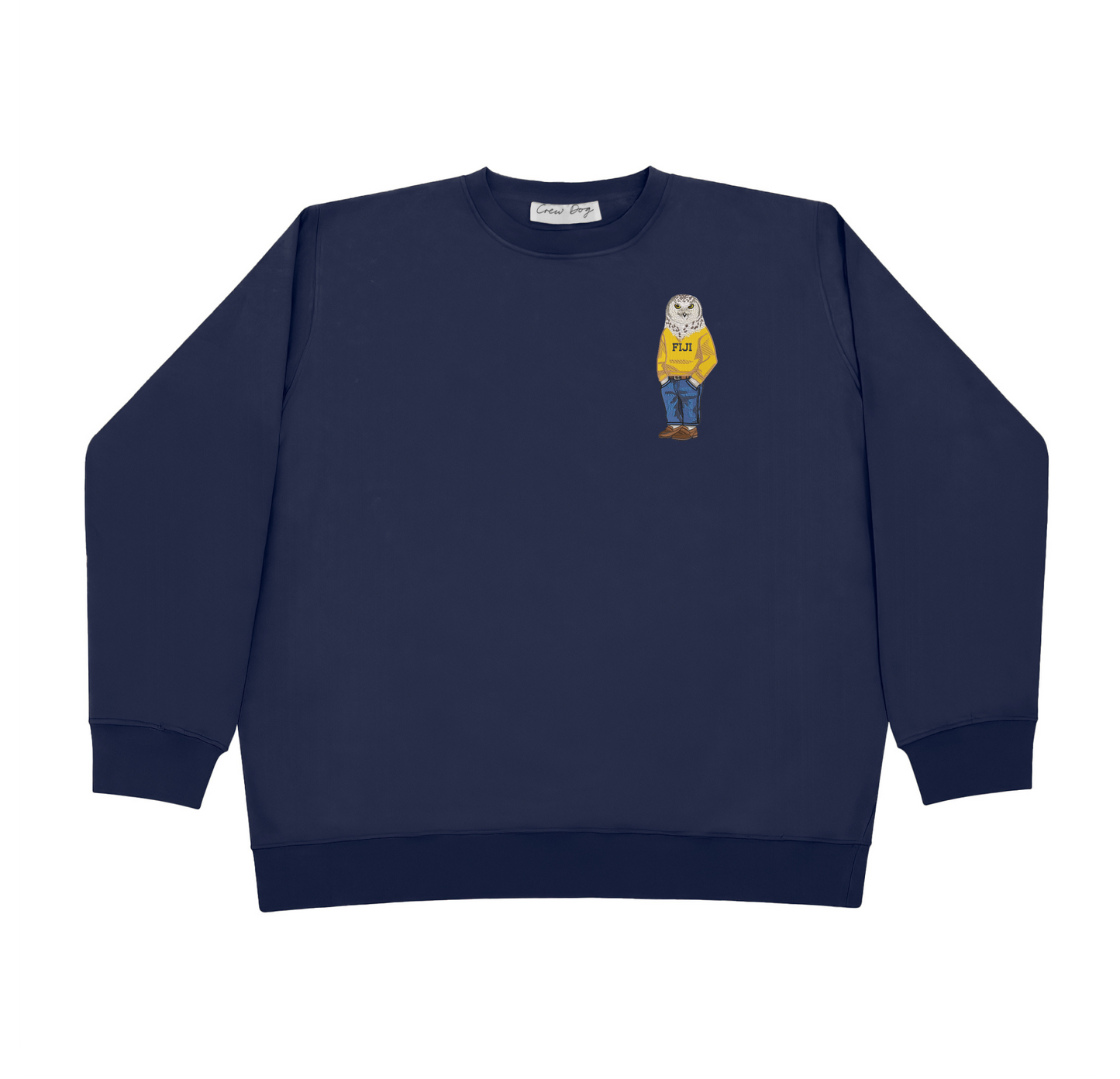 ΦΓΔ Owl Original Embroidered Crewneck