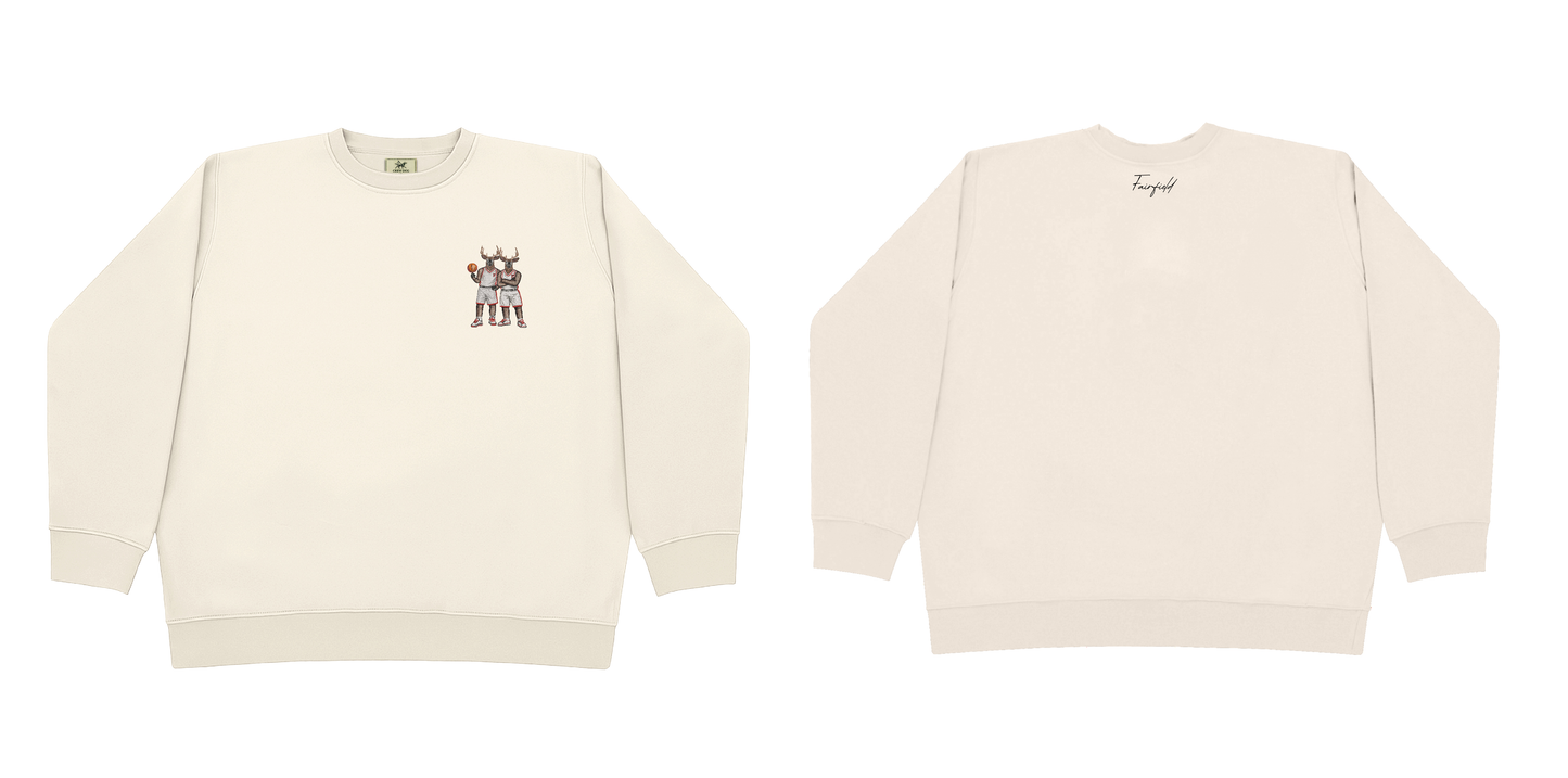 Fairfield Basketball Embroidered Crewneck