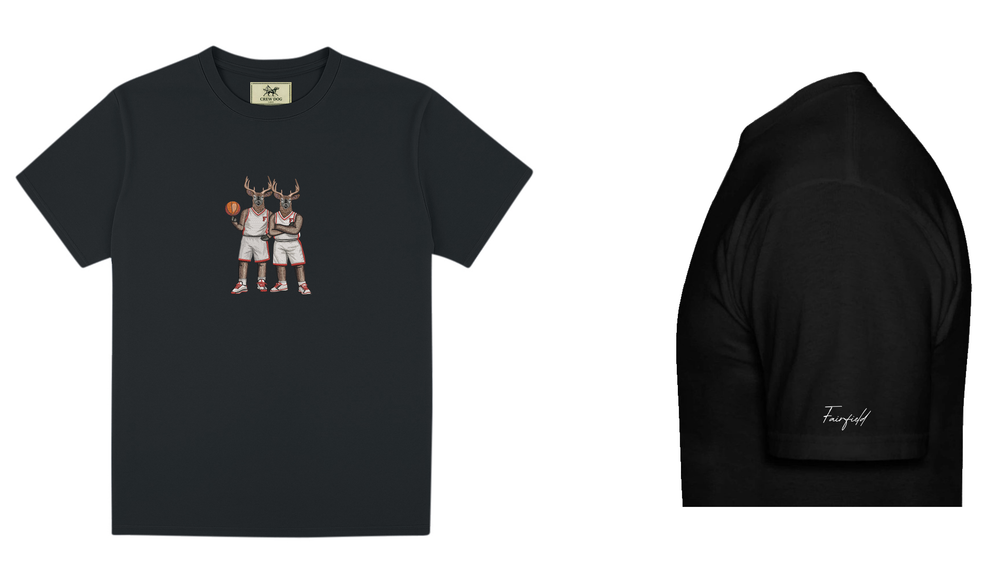 Fairfield Basketball Embroidered Tee