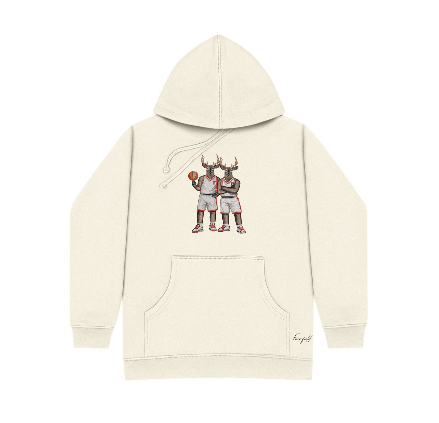 Fairfield Basketball Embroidered Hoodie