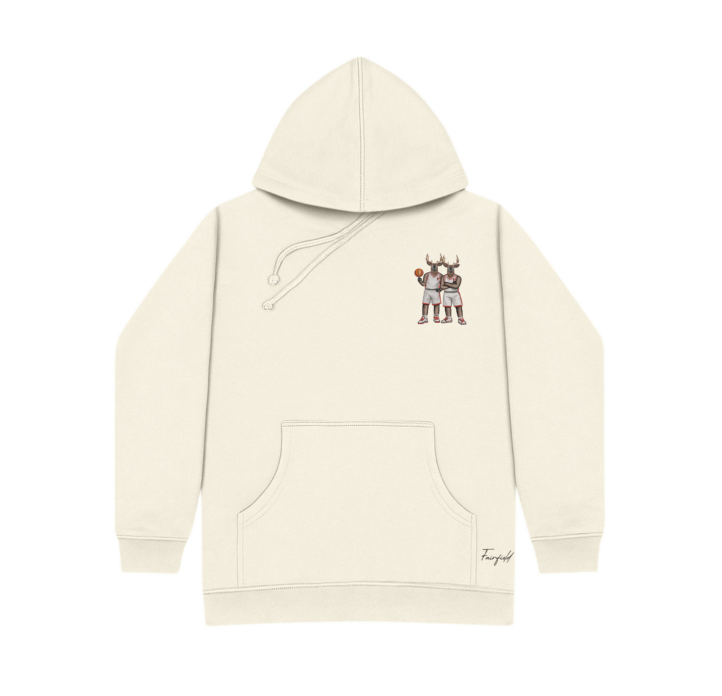 Fairfield Basketball Embroidered Hoodie