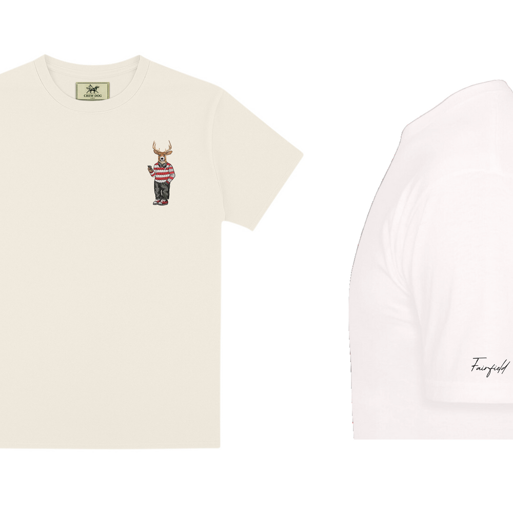 
                      
                        Fairfield Headphones Embroidered Tee
                      
                    