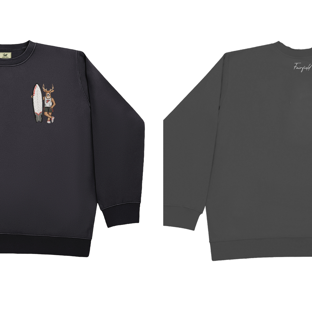 
                      
                        Fairfield Surfboard Embroidered Crewneck
                      
                    