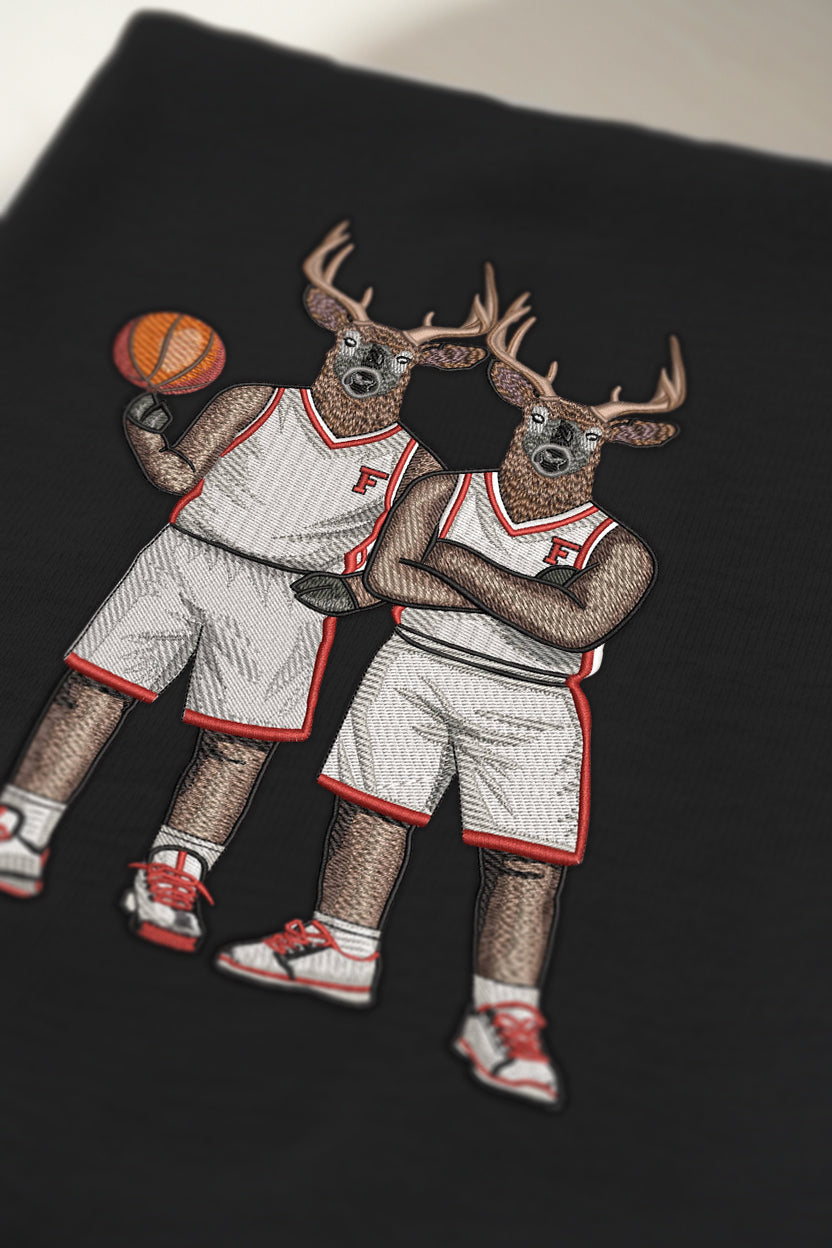 Fairfield Basketball Embroidered Tee