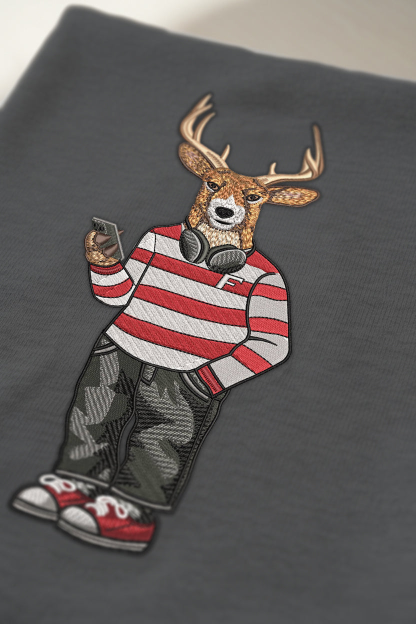 Fairfield Headphones Embroidered Hoodie